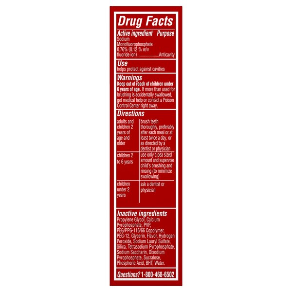 Colgate Optic White Advanced Teeth Whitening Toothpaste, Sparkling White,  0.75 OZ