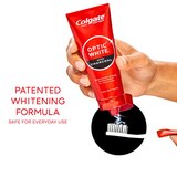 Colgate Optic White Teeth Whitening Charcoal Toothpaste, Cool Mint, 4.2 OZ, thumbnail image