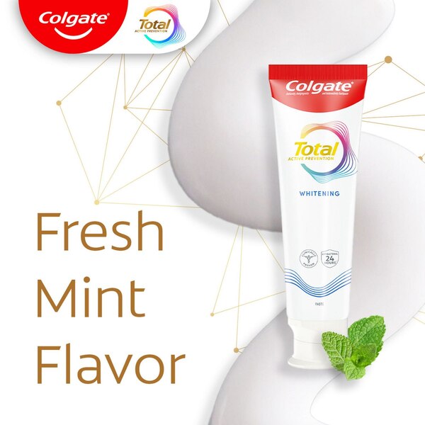 Colgate Total Whitening Travel Size Toothpaste, Advanced Whitening, 0.88 OZ