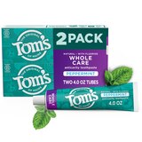 Tom's of Maine Whole Care Fluoride Anticavity Toothpaste, Peppermint, thumbnail image 2 of 11