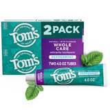Tom's of Maine Whole Care Fluoride Anticavity Toothpaste, Peppermint, thumbnail image