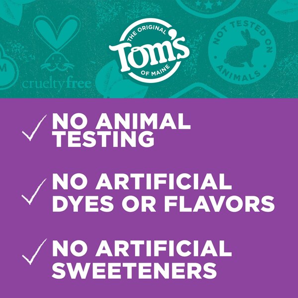 Tom's of Maine Whole Care Fluoride Anticavity Toothpaste, Peppermint