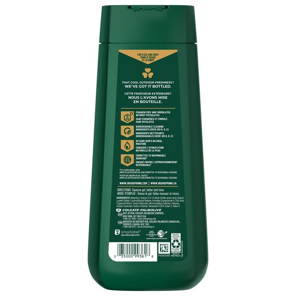 Irish Spring Deep Action Scrub Body Wash, 20 OZ