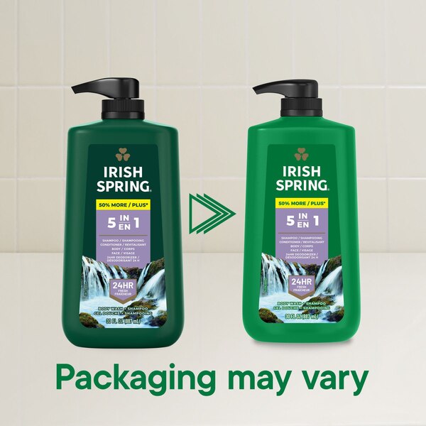 Irish Spring Gear 3-in-1 Body Wash