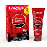 Colgate Optic White Pro Series Stain Prevention Toothpaste, 3 OZ, 2 CT, thumbnail image