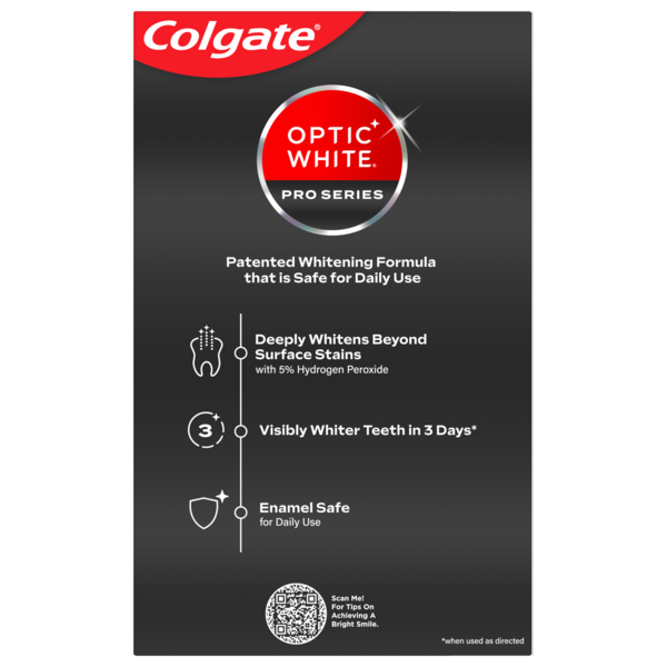 Colgate Optic White Pro Series Stain Prevention Toothpaste, 3 OZ, 2 CT