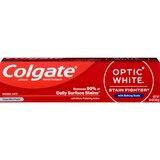 Colgate Optic White Stain Fighter with Baking Soda Anticavity Fluoride Toothpaste, Clean Mint, thumbnail image 1 of 5