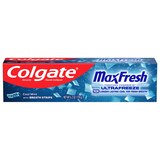 Colgate Max Fresh Whitening Anticavity Fluoride Toothpaste with Breath Strips, Cool Mint, thumbnail image
