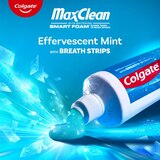 Colgate Max Clean SmartFoam with Whitening Toothpaste, Effervescent Mint, 6 OZ, thumbnail image