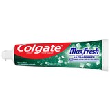 Colgate Max Fresh Whitening Anticavity Fluoride Toothpaste with Breath Strips, Clean Mint, thumbnail image 2 of 7