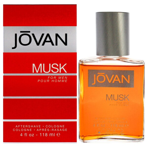 Jovan Musk After-Shave Cologne, 4 OZ