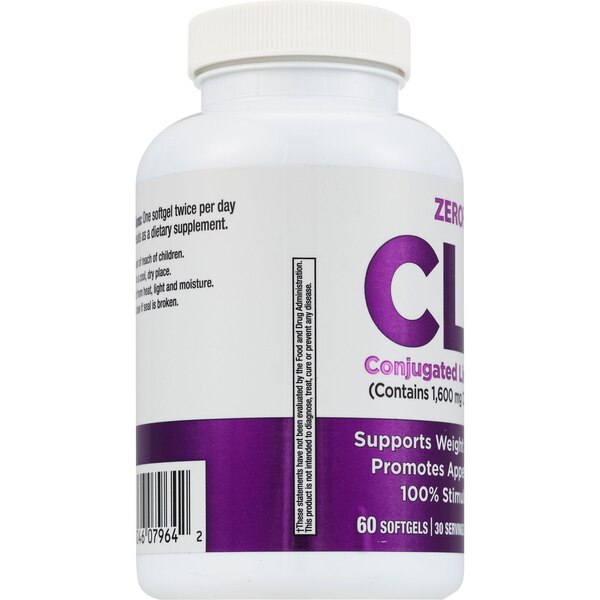 ZeroFat CLA Conjugated Linoleic Acid Softgels