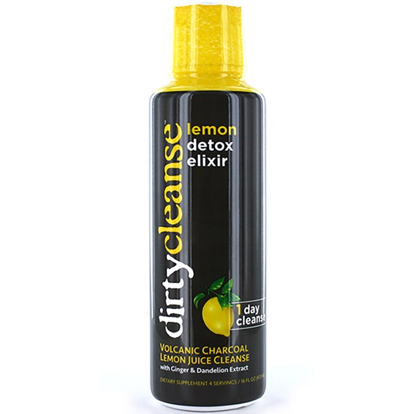Dirtycleanse Lemon Detox Elixir Volcanic Charcoal Lemon Juice Cleanse