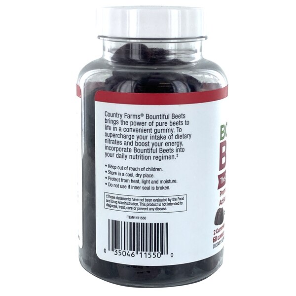 Country Farms Bountiful Beets Gummies, 60 CT