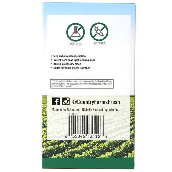 Country Farms Fruit & Veggie Capsules, 2 PK