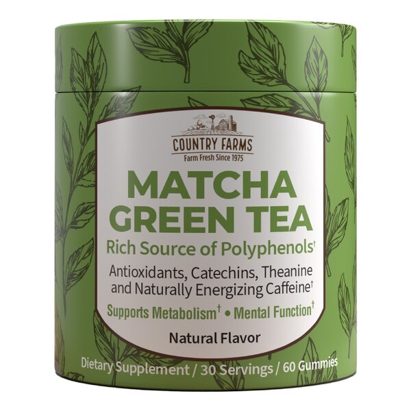 COUNTRY FARMS MATCHA GREEN TEA GUMMIES
