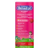 Children's Benadryl Allergy Liquid Cherry, 4 OZ , thumbnail image