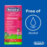 Benadryl Children's Allergy Antihistamine Liquid, Cherry, 8 OZ, thumbnail image
