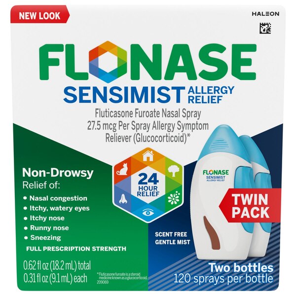 Flonase Sensimist Non-Drowsy 24HR Allergy Relief Spray