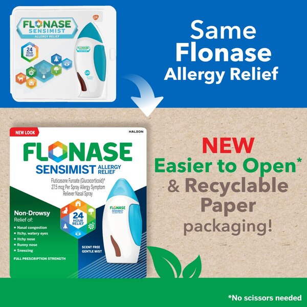 Flonase Sensimist Non-Drowsy 24HR Allergy Relief Spray