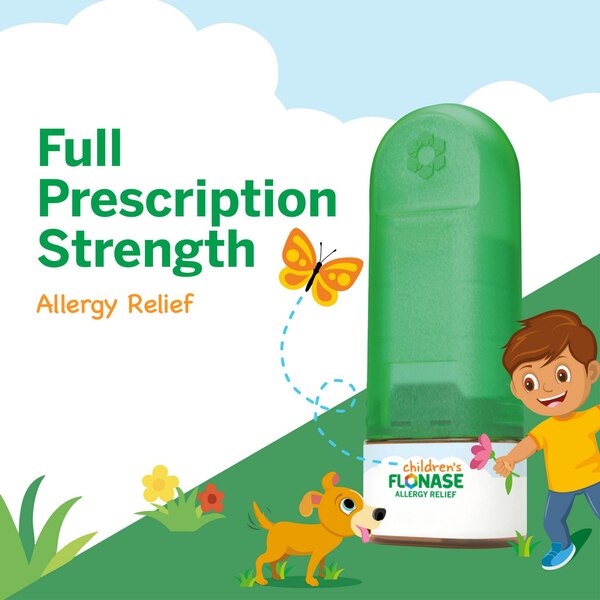 Flonase Children's 24HR Allergy Relief Spray, 50mcg Flucticasone Propionate, 72 Sprays