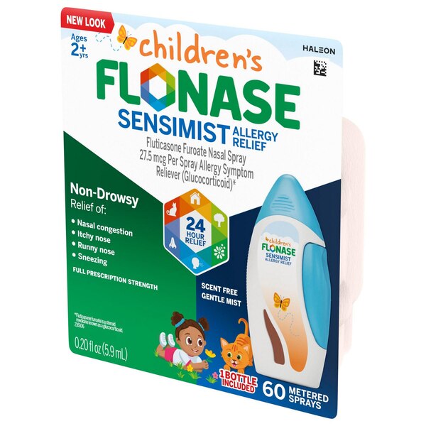 Flonase Children's Sensimist 24HR Allergy Relief Nasal Spray, 60 Sprays