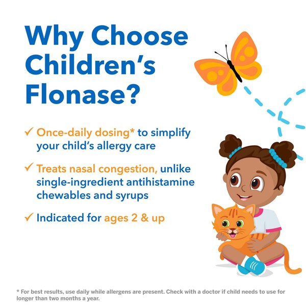 Flonase Children's Sensimist 24HR Allergy Relief Nasal Spray, 60 Sprays