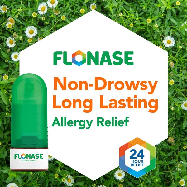 Flonase - Spray para el alivio de la alergia, no produce somnolencia, 24 horas, propionato de fluticasona, 50 mcg