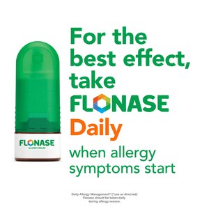 Flonase Non-Drowsy 24HR Allergy Relief Spray, 50mcg Flucticasone Propionate