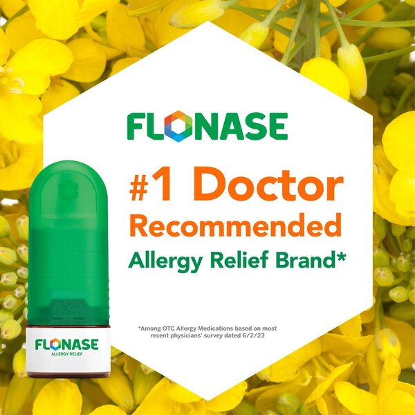 Flonase - Spray para el alivio de la alergia, no produce somnolencia, 24 horas, propionato de fluticasona, 50 mcg