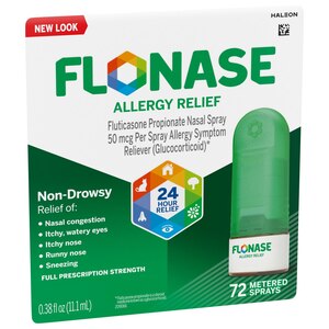 Flonase Non-Drowsy 24HR Allergy Relief Spray, 50mcg Flucticasone Propionate
