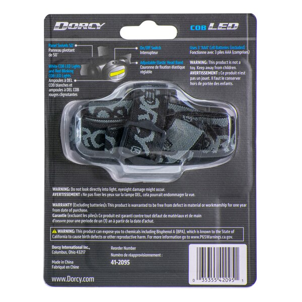 Dorcy Life Gear Headlight, 150 Lumens
