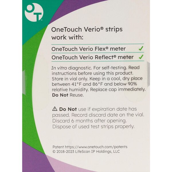 OneTouch Verio Test Strips, 60 CT