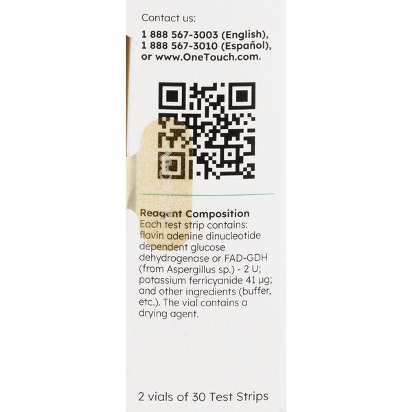 OneTouch Verio Test Strips, 60 CT