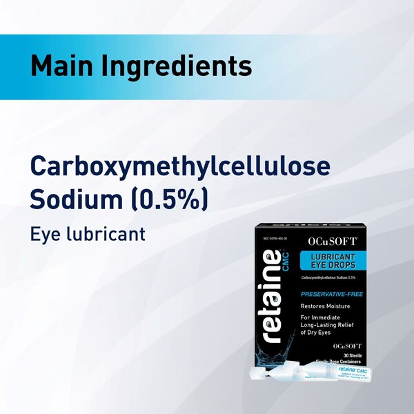 OCuSOFT Retaine Lubricant Eye Drops, 30 CT