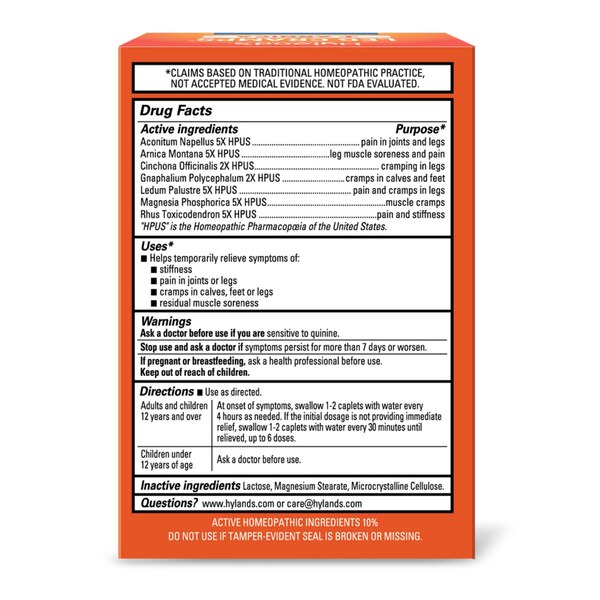 Hyland’s Leg Cramps + Arnica Caplets, 40 CT