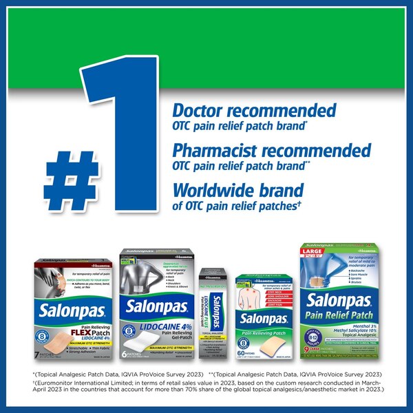 Salonpas Lidocaine Plus Pain Relieving Liquid, 3 OZ
