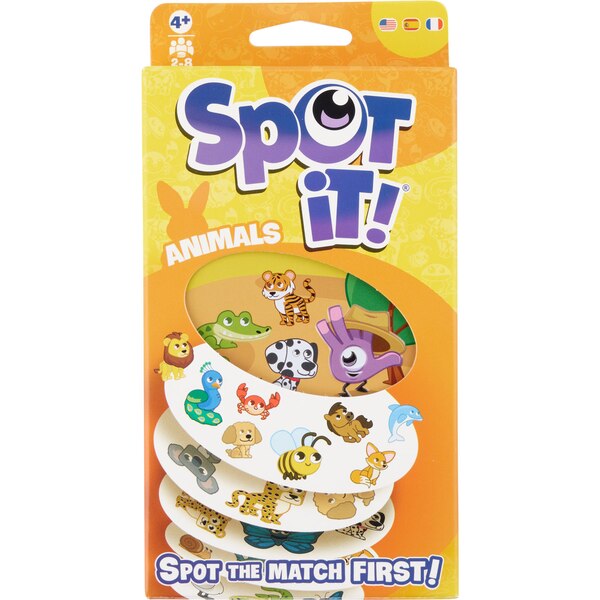 Spot It! Animals Jr Spot The Match Dobble Game