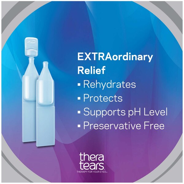 TheraTears EXTRA Dry Eye Therapy Lubricant Eye Drops, 30 CT