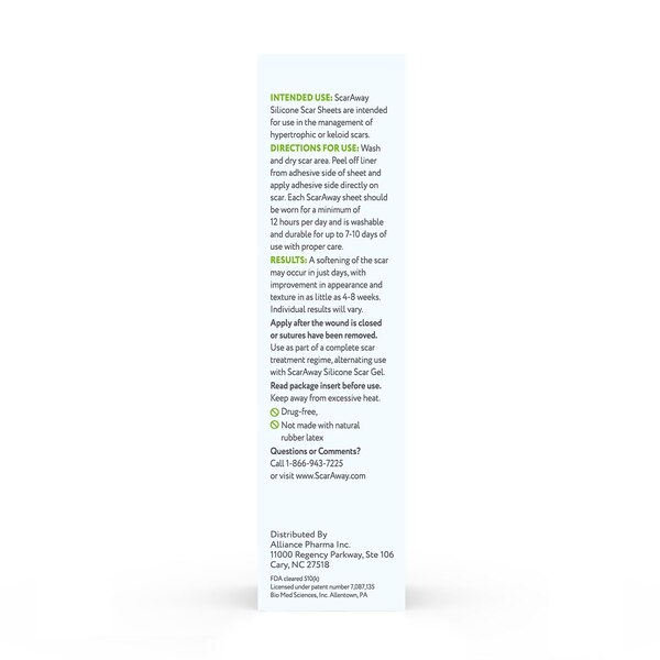 ScarAway Silicone Scar Sheets Variety Pack, 8 CT
