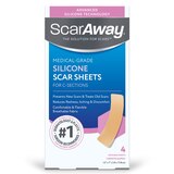 ScarAway Silicone Scar Sheets for C-Section, 4 CT, thumbnail image