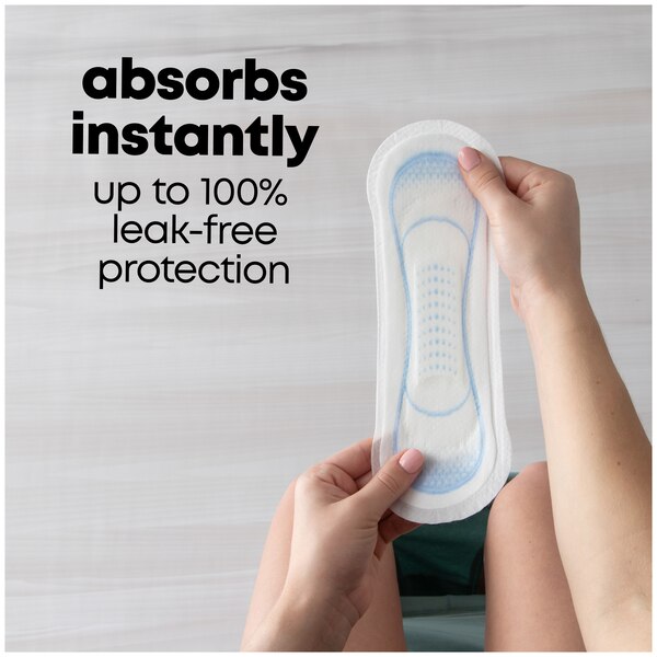 U by Kotex Security Ultra Thin Long Pads, Unscented, Heavy Flow