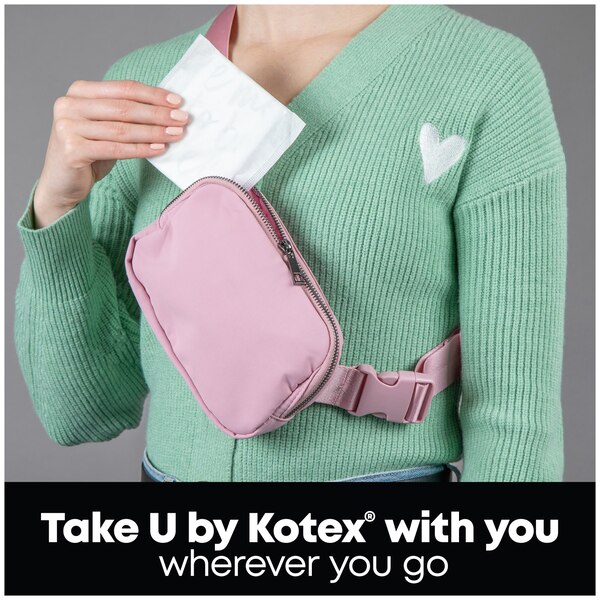 U by Kotex Security Ultra Thin Long Pads, Unscented, Heavy Flow