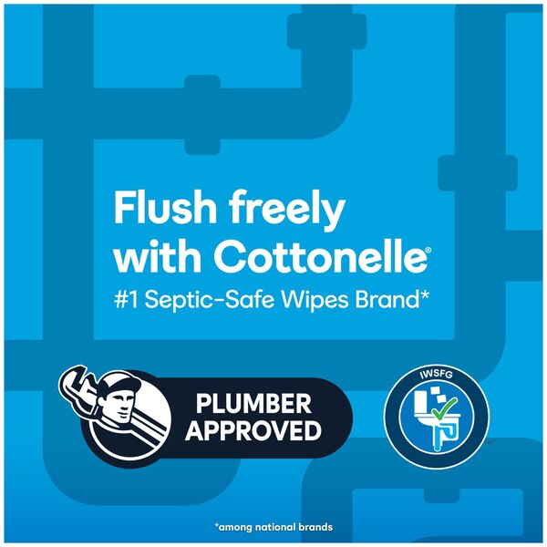 Cottonelle Fresh Care Flushable Wet Wipes Refill, 1 ct (168 wipes)
