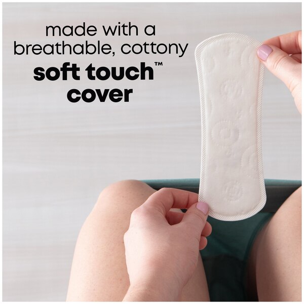 U by Kotex Clean & Secure Panty Liners, Extra Coverage, 80 CT