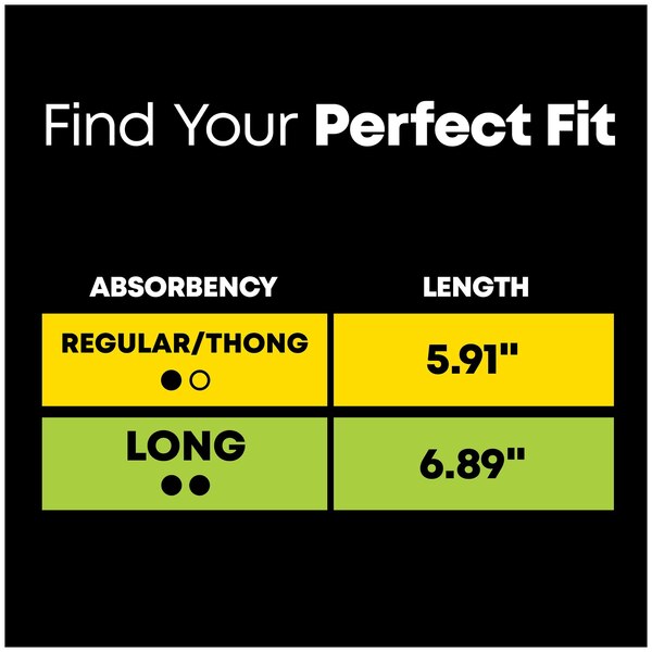 U by Kotex Barely There Liners, Unscented, Regular