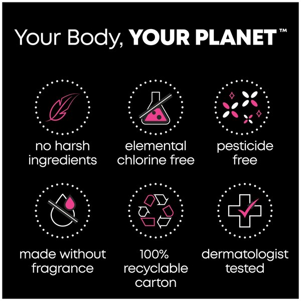 U by Kotex Barely There Liners, Unscented, Regular