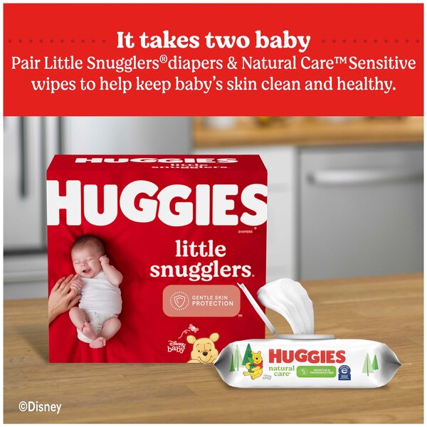 Huggies Unscented Baby Wipes, 184 CT