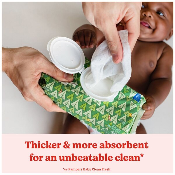 Huggies Natural Care Sensitive Baby Wipes, Unscented, 3 Flip-Top Packs (168 Wipes Total)