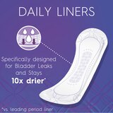Poise Microliners Incontinence Panty Liners Lightest Absorbency, thumbnail image